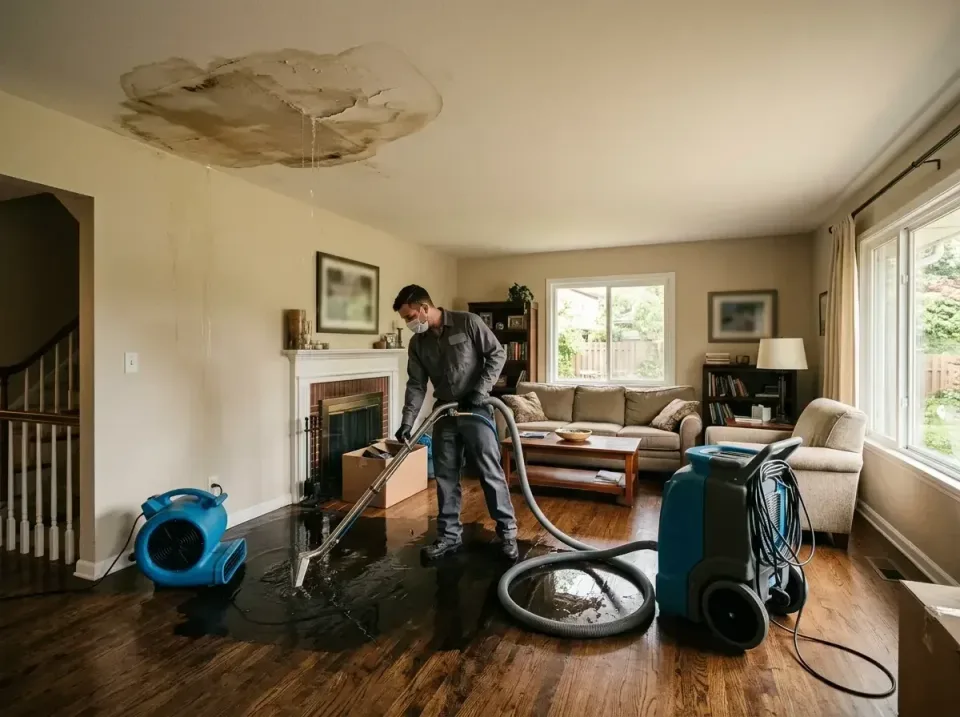 attic-pipe-burst-ceiling-drip-008 — frequently asked questions, Water Damage Restoration & Carpet Care in Westlake Village,…